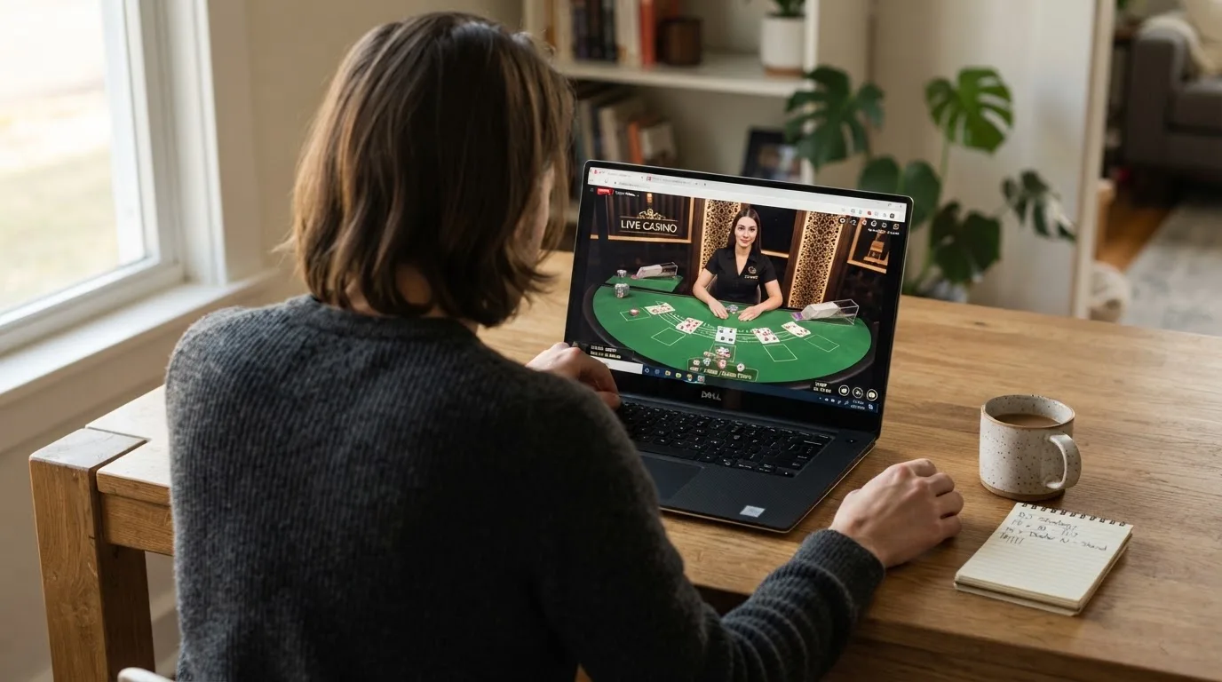 Přehledná tabulka nebo rozdělená obrazovka seřazená podle šíře live blackjack nabídky s logy a klíčovými parametry operátorů